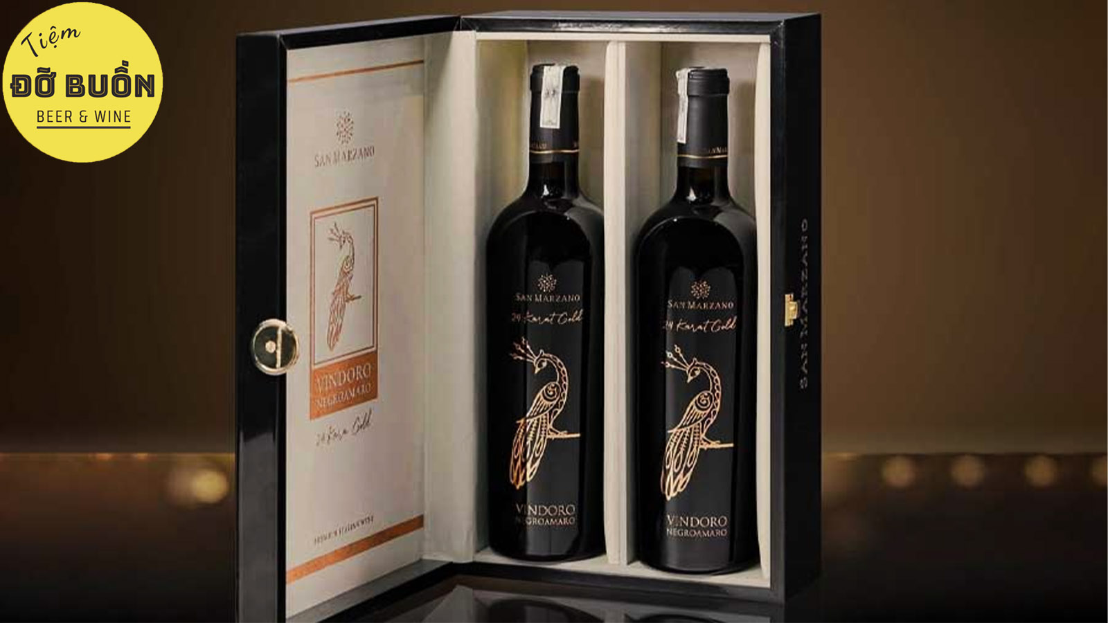Điểm nổi bật của rượu vang đỏ Vindoro 24 Karat Gold