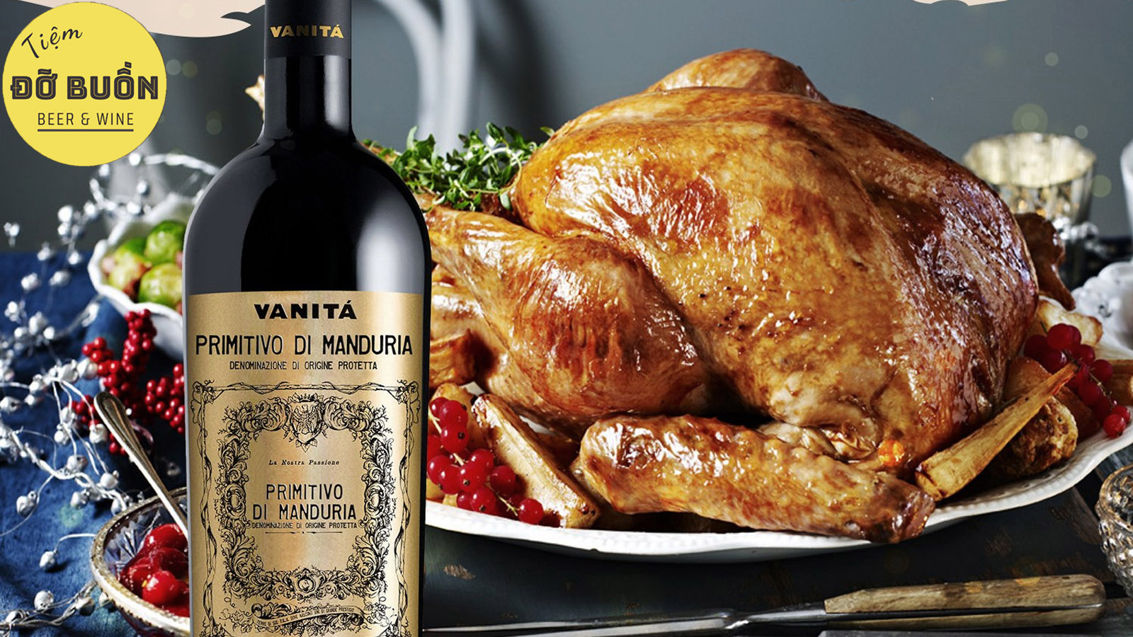 Gợi ý cách thưởng thức rượu vang Vanita Primitivo Di Manduria Vendemmia