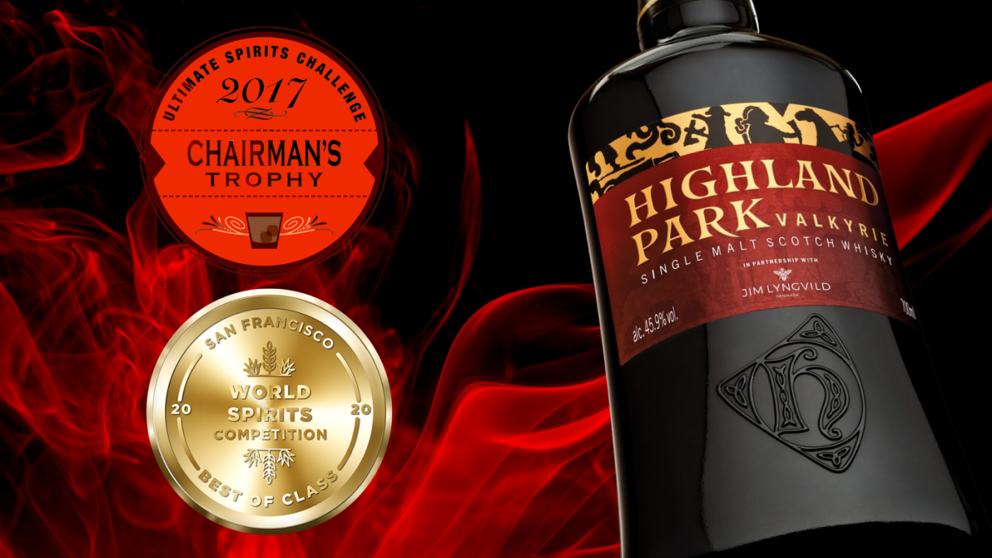 Những giải thưởng mà rượu Highland Park Valkyrie nhận được