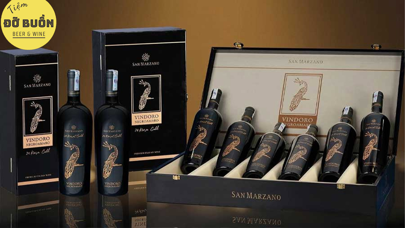 Quy trình sản xuất rượu vang đỏ Vindoro 24 Karat Gold