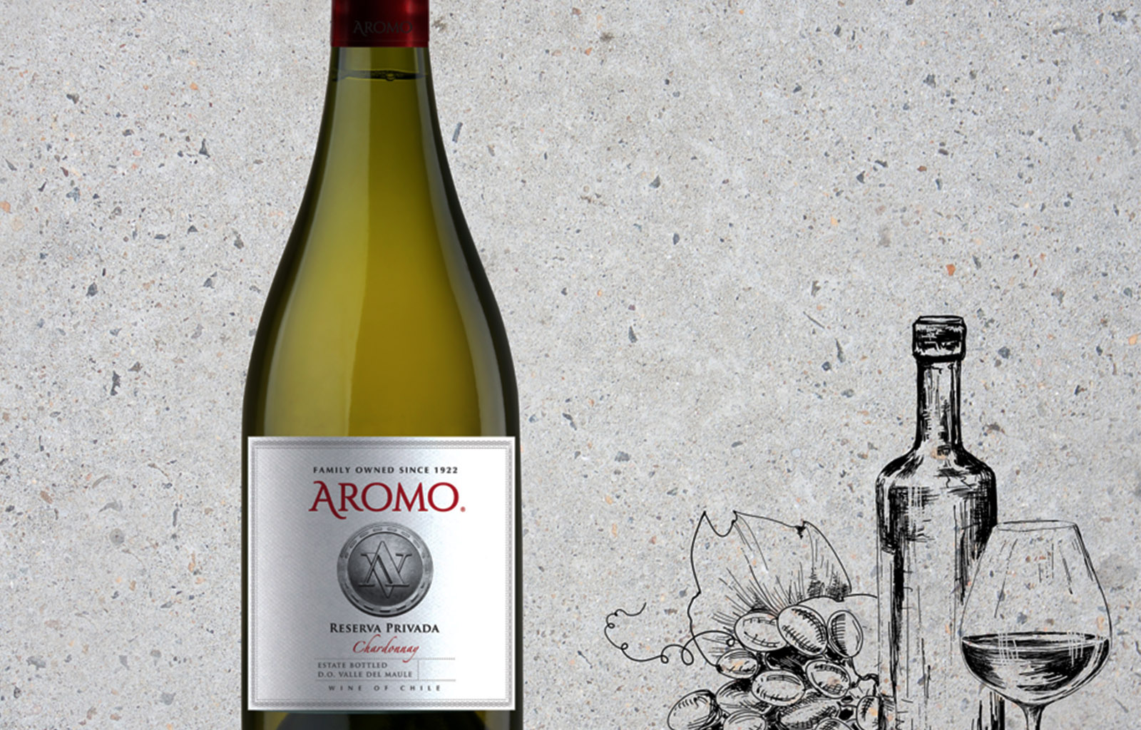 Thông tin về rượu vang trắng Aromo Reserva Privada - Chardonnay