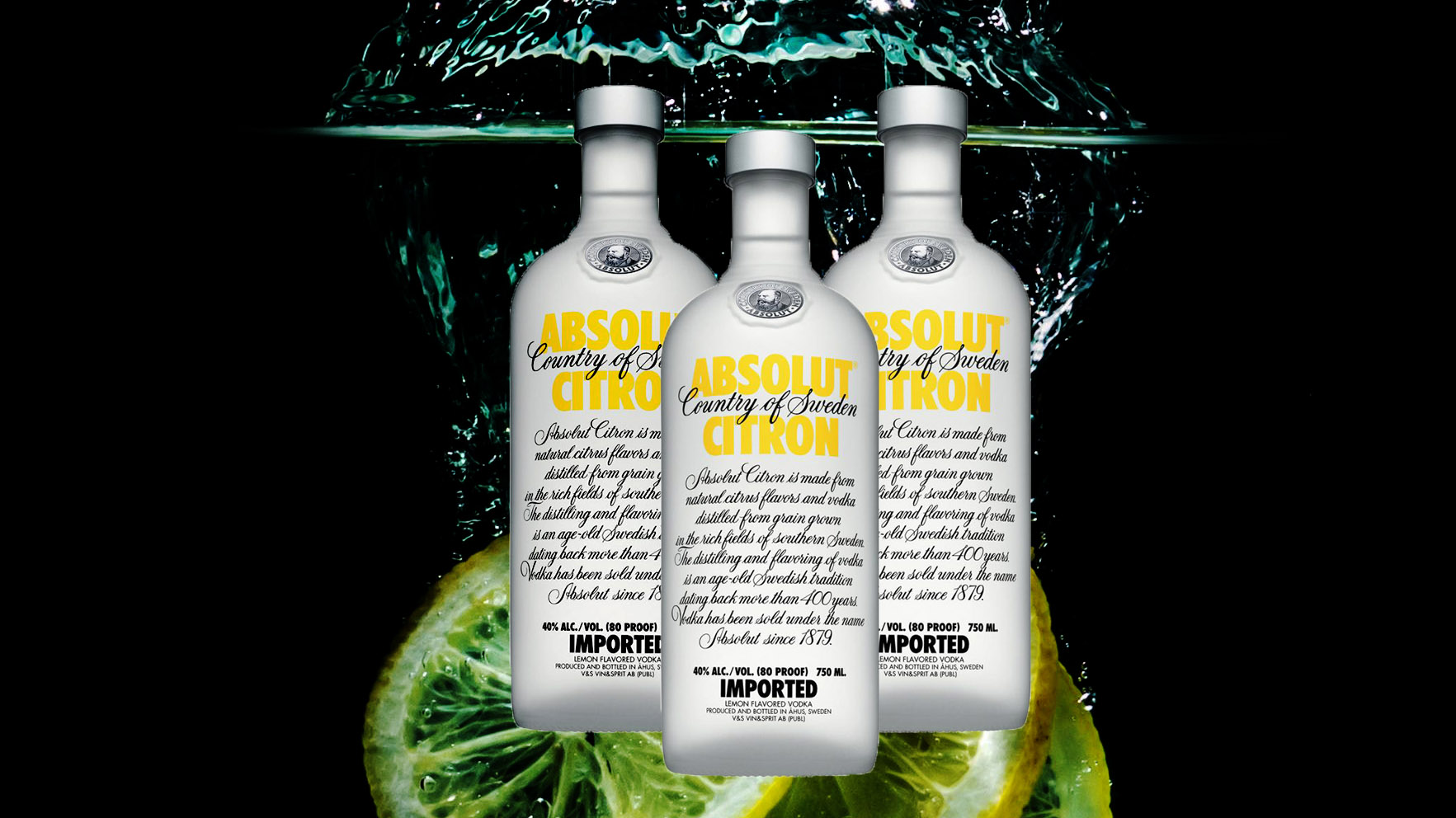 Thưởng thức rượu Absolut Citron Vodka trọn vẹn