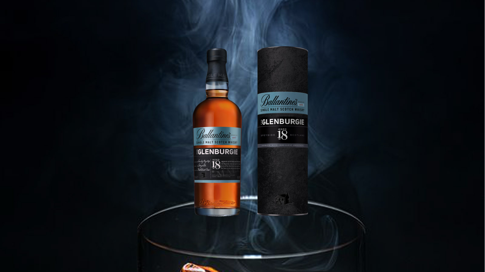 Xuất xứ của rượu Ballantines 18 Glenburgie